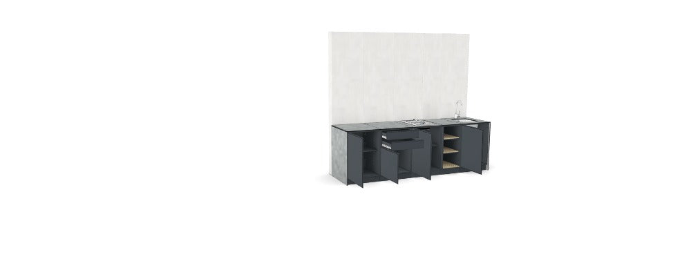 Kitchenboxy Modular - Custom Design Ref: M_EDX76EX