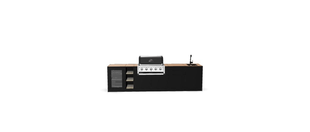 Kitchenboxy Modular - Custom Design Ref: M_NRWHIQP