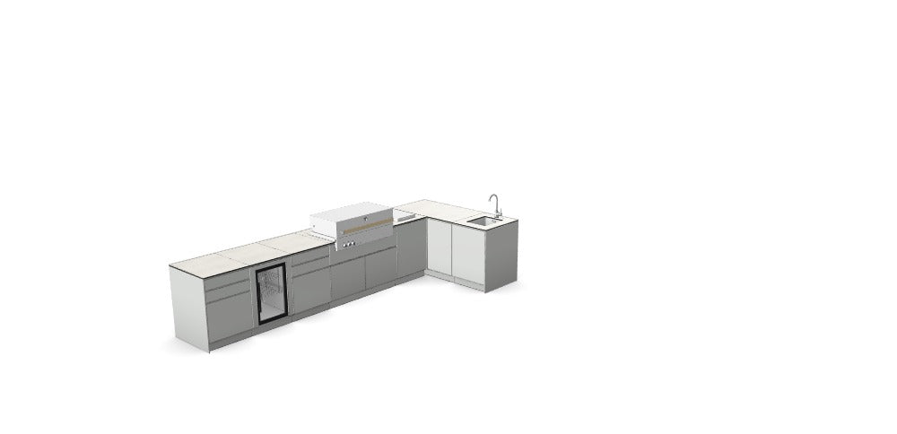 Kitchenboxy Modular - Custom Design Ref: M_SQCNLSM