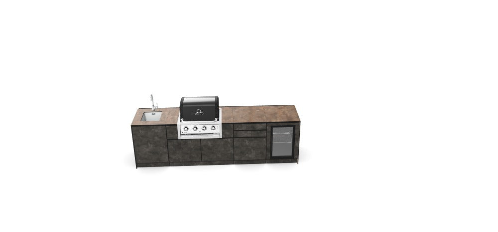Kitchenboxy Modular - Custom Design Ref: M_FLCGCFR