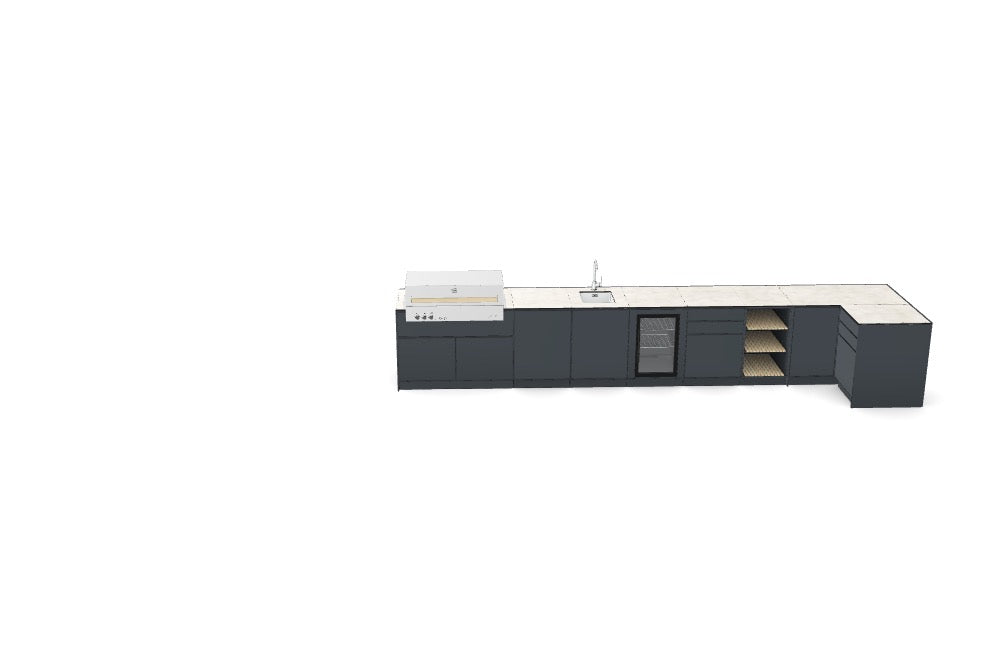 Kitchenboxy Modular - projekt na zamówienie Ref: M_NGZSRRD