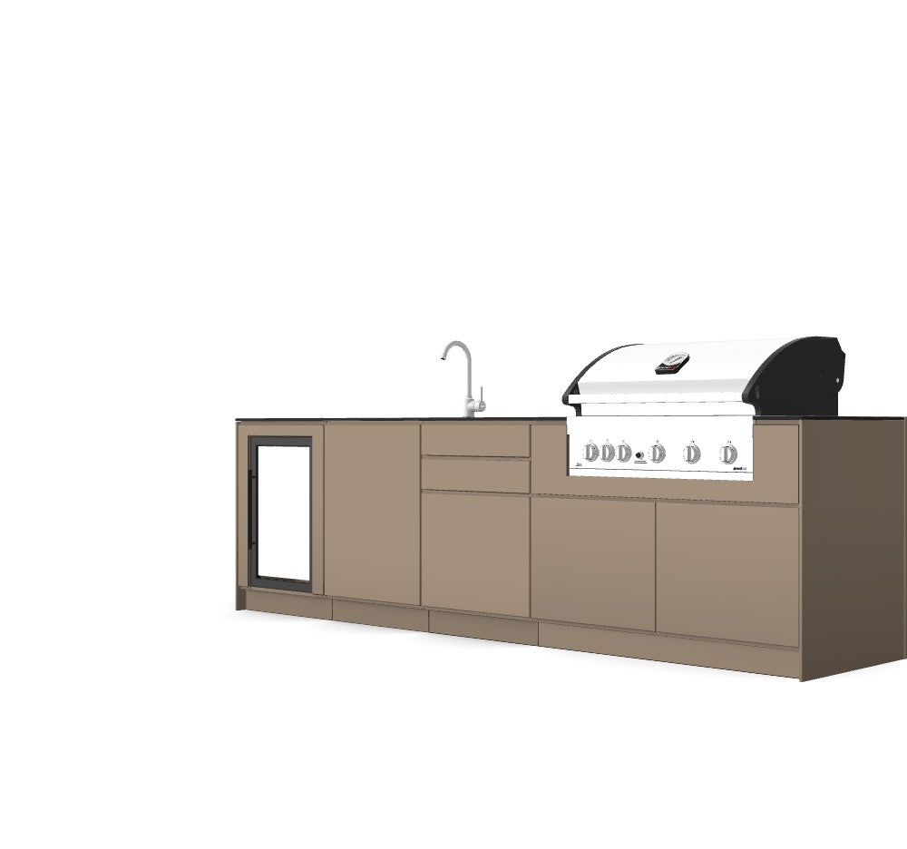 Kitchenboxy Modular - Projekt niestandardowy Ref: M_OXGBWD4