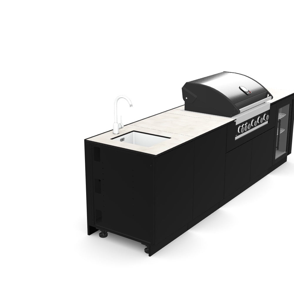 Kitchenboxy Modular – projekt niestandardowy, ref.: M_PCG6X23