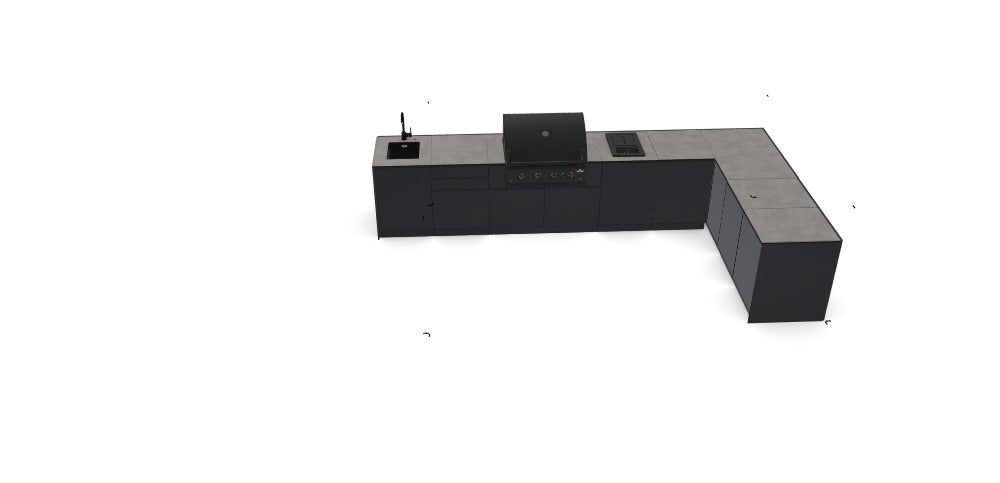 Kitchenboxy Modular - projekt niestandardowy Ref: M_PD0SCK0