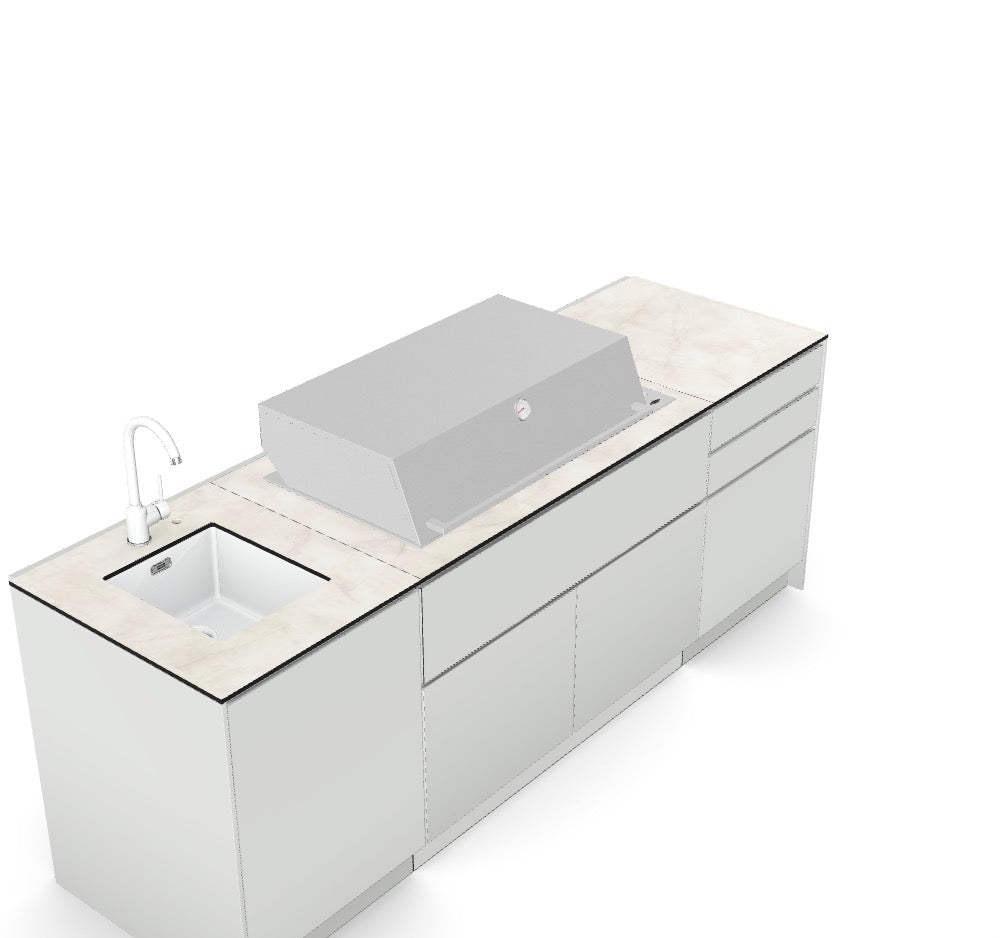 Kitchenboxy Modulair - Aangepast ontwerp Ref: M_PSFNDDK