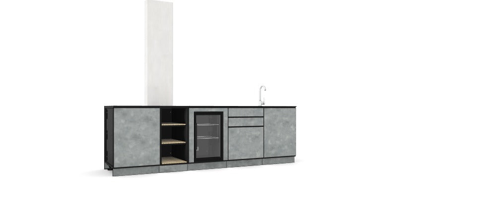 Kitchenboxy Modulair - Aangepast Ontwerp Ref: M_QPLVL8I